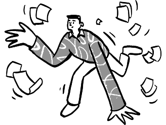 Job seeker illustration